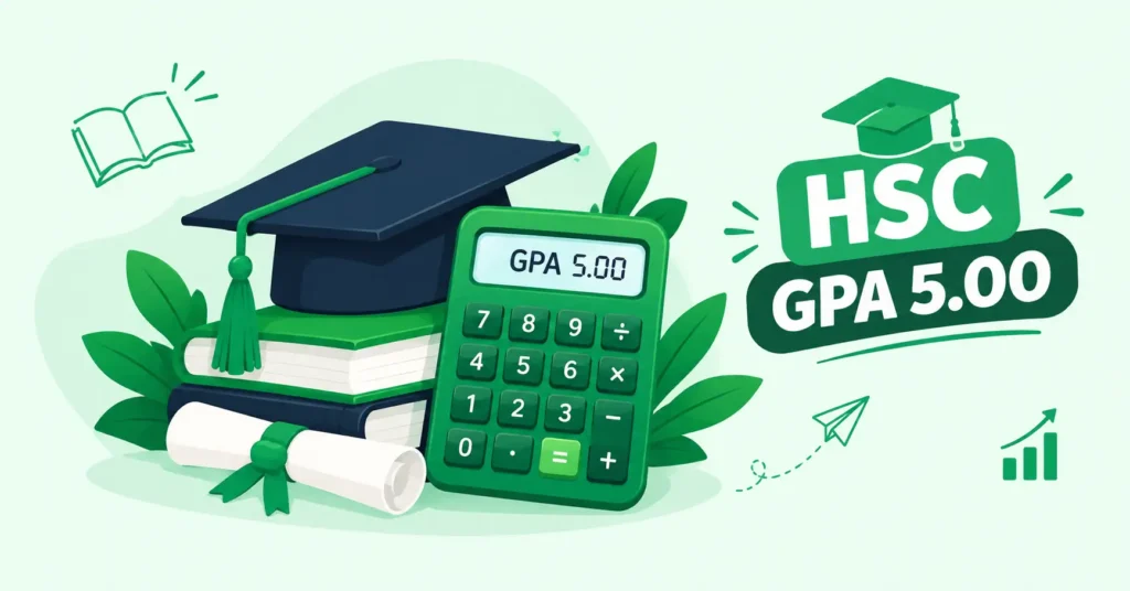 HSC GPA Calculator for Bangladesh students 2026 with 4th subject bonus