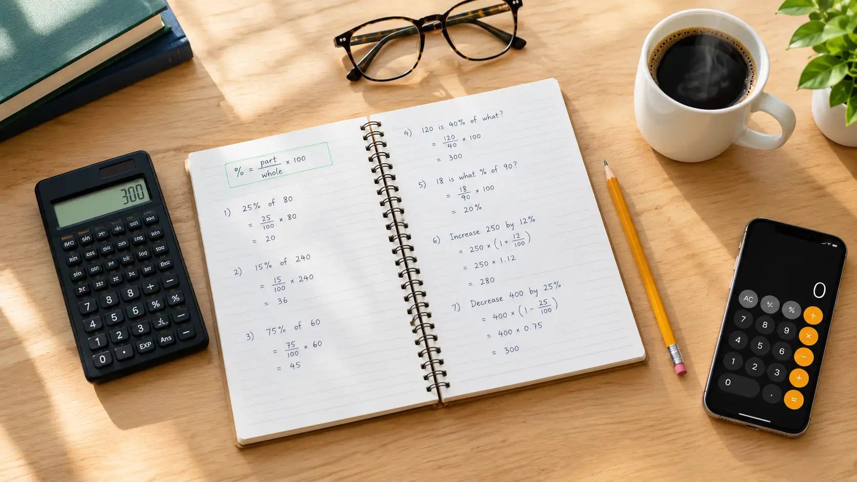 How to Calculate Percentages — Easy Guide with Examples